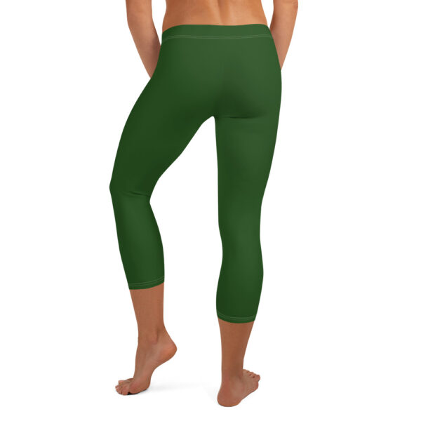 MIU Green Capri Leggings - Image 2