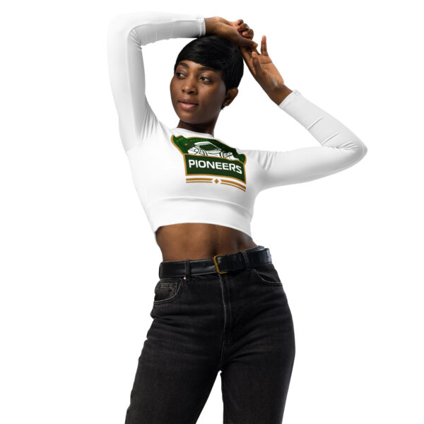 Pioneers Recycled long-sleeve crop top - light - Image 2