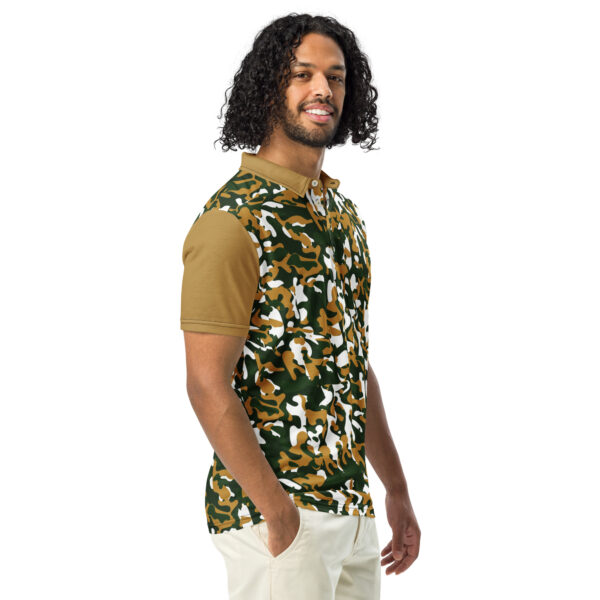 MIU Camo Men’s slim fit polo - Image 2