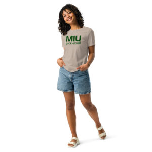 Women's MIU Pickleball Relaxed T-Shirt - Light
