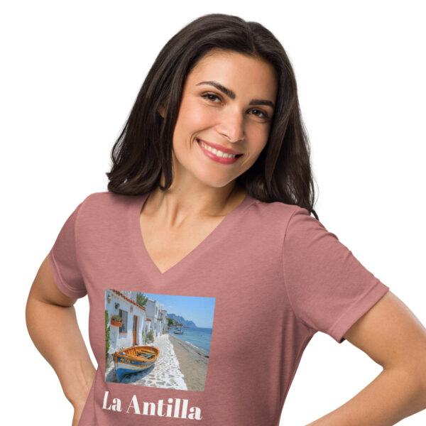 La Antilla 72-73 Women’s relaxed v-neck t-shirt - Image 14