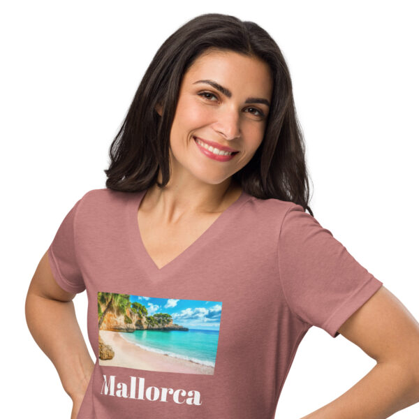 Mallorca 71-72 Women’s relaxed v-neck t-shirt - Image 14