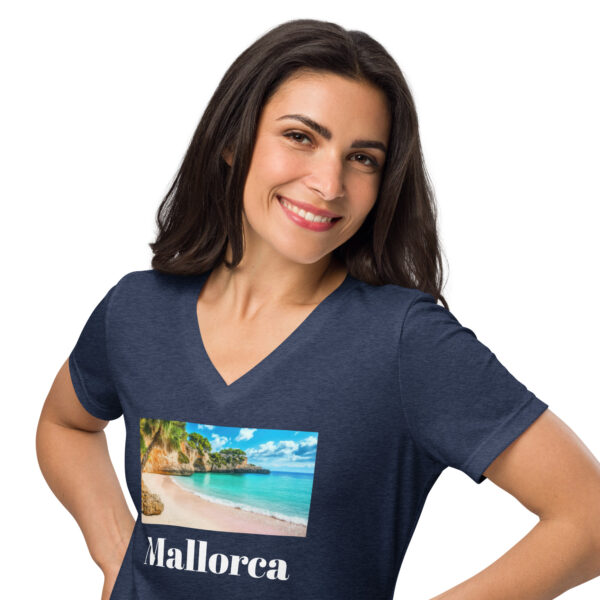 Mallorca 71-72 Women’s relaxed v-neck t-shirt - Image 5