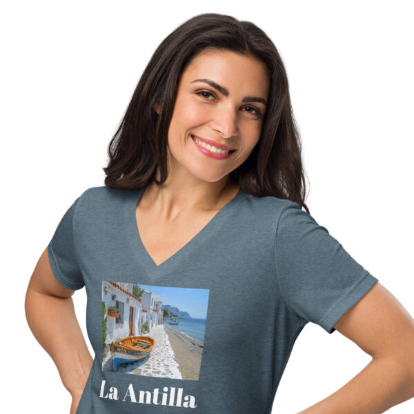 La Antilla 72-73 Women’s relaxed v-neck t-shirt - Image 11