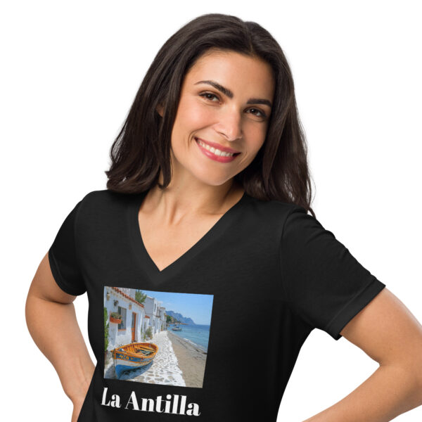 La Antilla 72-73 Women’s relaxed v-neck t-shirt - Image 2