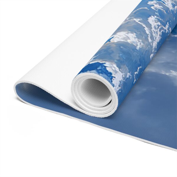 Soft Foam Yoga Mat - Blue Sky - Image 3