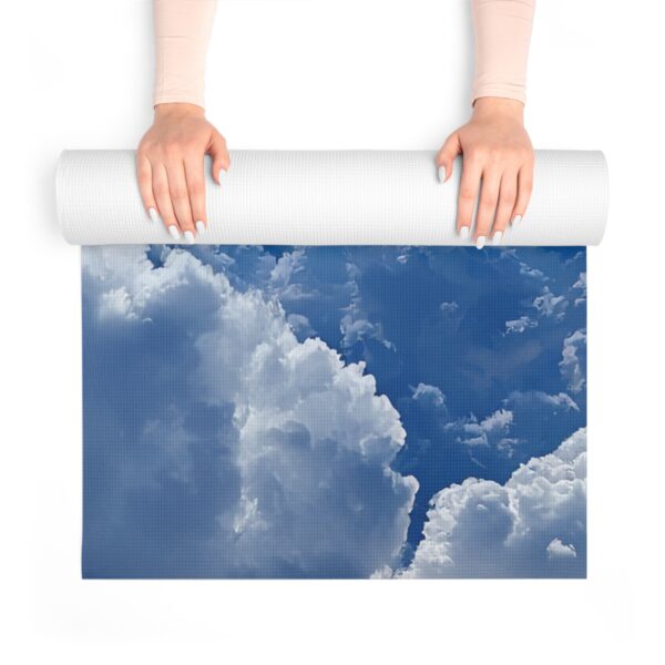 Soft Foam Yoga Mat - Blue Sky - Image 4