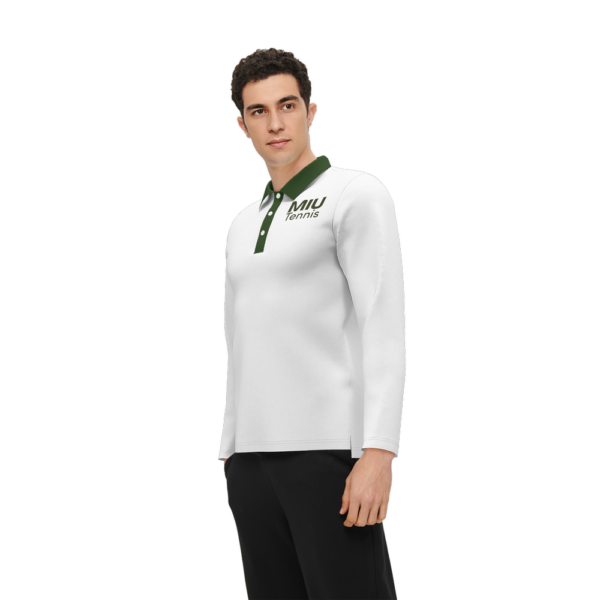 Jamil Classic Fit Long-Sleeve Polo Shirt-Cotton Feel 200g - Image 5