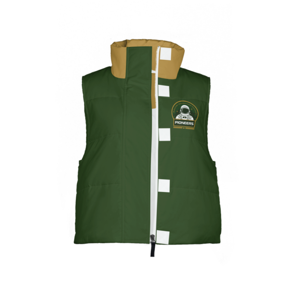 Women's Full-Zip Sleeveless Puffer Vest-Lightweight Ecodear