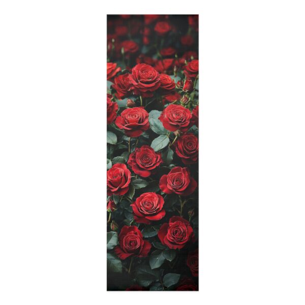 Soft Foam Yoga Mat - Red Roses