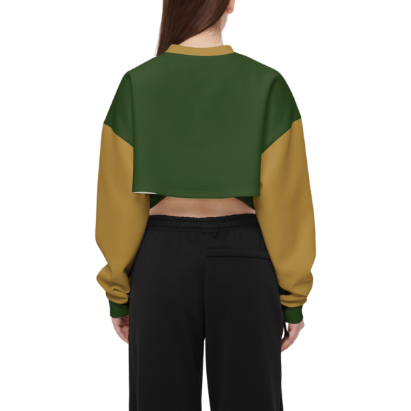 Pioneers Women's Cropped Crewneck Sweatshirt-Techno Scuba Knit - Image 6